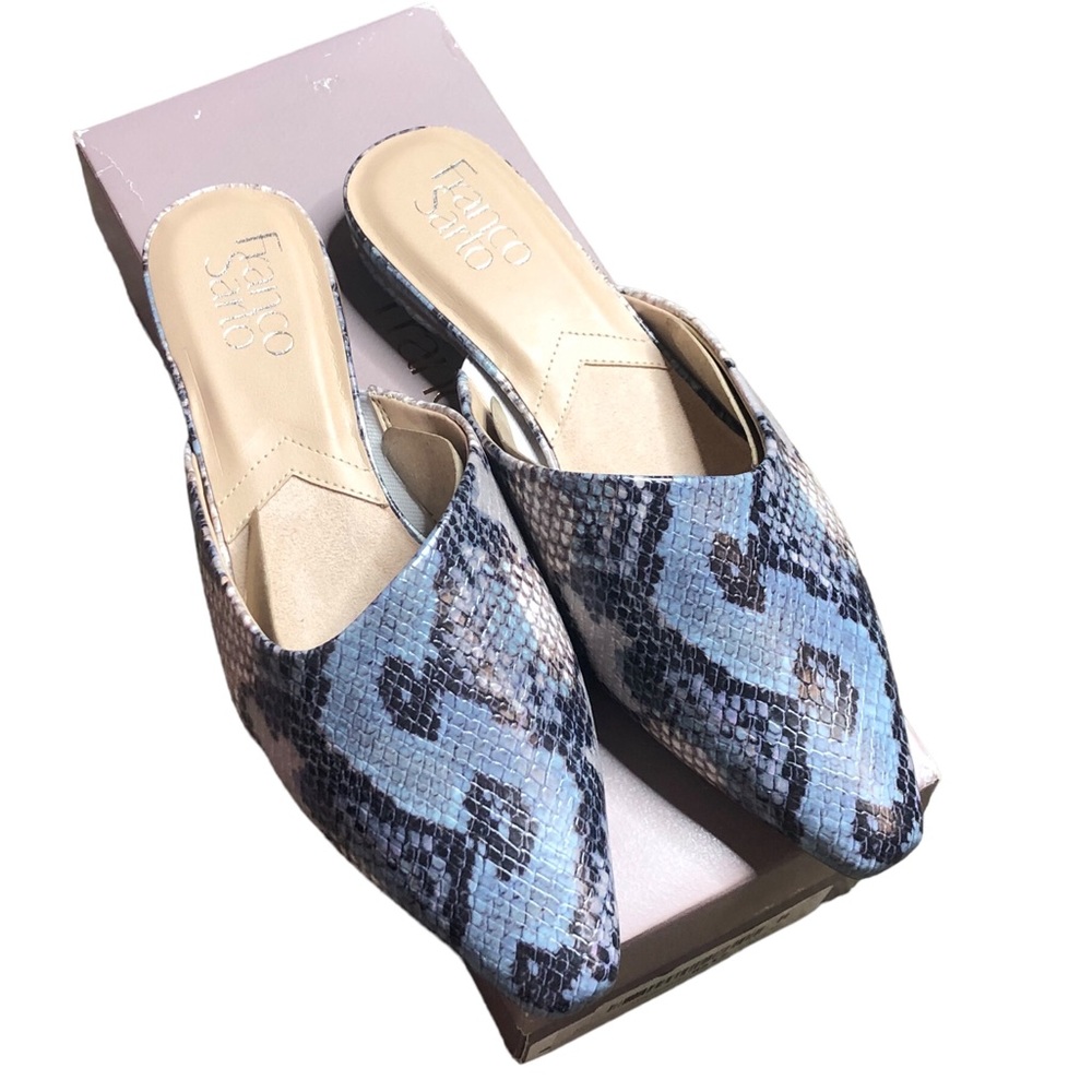 Franco Sarto Bridget-2 Mule, Blue, Size‎ 6.5M, NIB